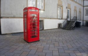 Altstadt Bielefeld - Englische Telefonzelle